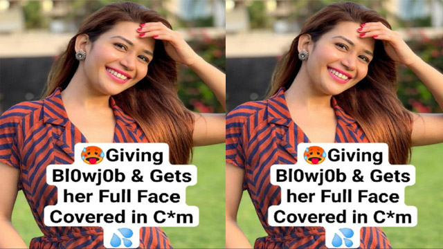 Cute Insta Queen Viral Video – Giving Blowjob and Getting – Her Face in Cam